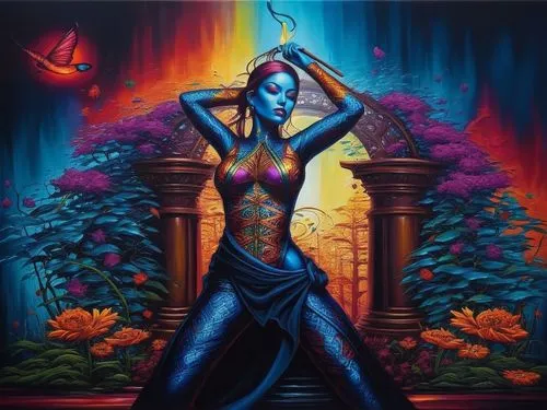 Painting Abstract Body Art Oil Painting
,neon body painting,blue enchantress,dakini,mystique,fantasy art,tantrik,bodypainting,varekai,fantasy picture,fantasy woman,bodypaint,psytrance,genie,shiva,djin