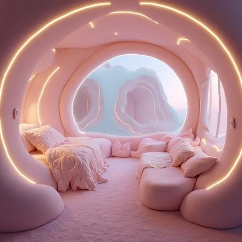 igloo,ufo interior,spaceship interior,igloos,sleeping room,snowhotel,beanbags,great room,sky space concept,dreamhouse,inflatable ring,3d render,baby room,interior design,electrohome,beanbag,quarto,futuristic landscape,playrooms,ornate room,Photography,General,Realistic