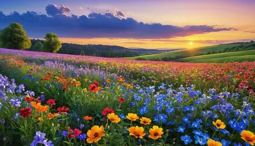 flower field,field of flowers,flower meadow,blanket of flowers,splendor of flowers,flowering meadow,flowers field,meadow landscape,sea of flowers,meadow flowers,blooming field,colorful flowers,wildflowers,wildflower meadow,the valley of flowers,spring meadow,colors of spring,summer meadow,alpine meadow,flower background,Photography,General,Realistic