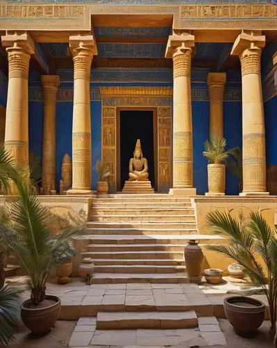 egyptian temple,artemis temple,karnak,qasr,sakkara,karnak temple,hatshepsut,abu simbel,horemheb,poseidons temple,simbel,royal tombs,kshetra,qasr al watan,egypt,aswan,luxor,merneptah,pharaonic,qasr al kharrana,Conceptual Art,Fantasy,Fantasy 29