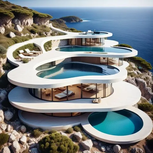 infinity swimming pool,seasteading,bjarke,dunes house,futuristic architecture,dreamhouse