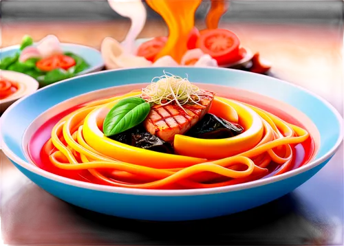 colorful pasta,noodle bowl,japanese noodles,kalguksu,arrabbiata sauce,makguksu,hot dry noodles,pasta pomodoro,thai noodles,linguine,soba,noodle soup,singapore-style noodles,udon,jajangmyeon,chinese noodles,thai noodle,soba noodles,udon noodles,glass noodle salad,Conceptual Art,Sci-Fi,Sci-Fi 24