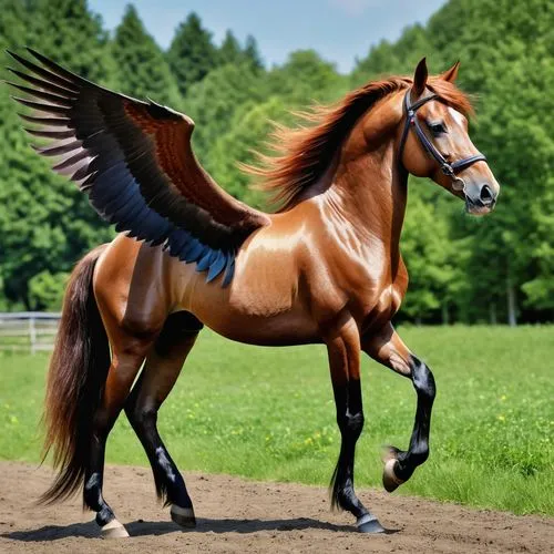 alicorn ,a bird - like horse in flight has outstretched wings,pegasys,arabian horse,dream horse,finnhorse,pegasus,thoroughbred arabian,Photography,General,Realistic