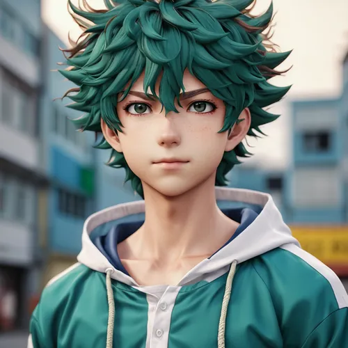 my hero academia,anime boy,jin deui,male character,nikko,alm,saji,boy,sakana,ren,anime 3d,3d rendered,melonpan,hedgehog child,emerald,game character,ganai,kotobukiya,toori,ken,Photography,General,Realistic