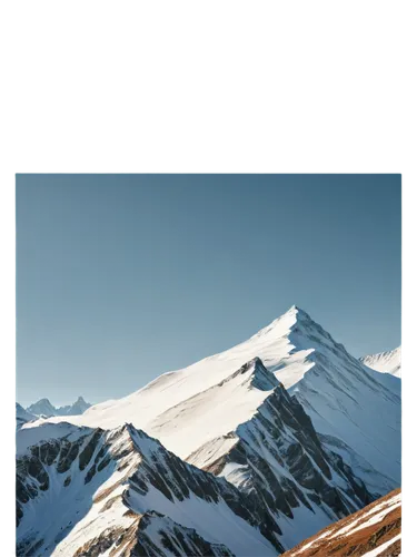 Snow-capped mountain peaks, serene landscape, majestic scenery, rugged terrain, misty atmosphere, warm sunlight casting long shadows, panoramic view, 3/4 composition, soft focus, natural color tone, c