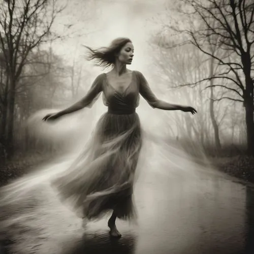 woman walking,girl walking away,little girl in wind,girl in a long dress,panning,ballerina in the woods,mystical portrait of a girl,walking in the rain,whirling,run away,woman playing,gracefulness,sprint woman,free running,sleepwalker,little girl running,walk on water,dance of death,conceptual photography,carol m highsmith,Photography,Artistic Photography,Artistic Photography 04