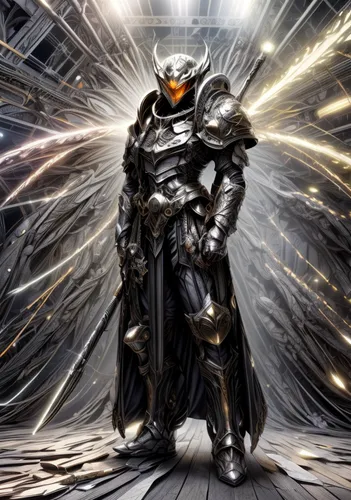 random access memory,armored,knight armor,kryptarum-the bumble bee,knight,steel man,crusader,shredder,doctor doom,iron mask hero,armor,armored animal,paladin,emperor of space,spartan,archangel,molten metal,steel,destroy,wall