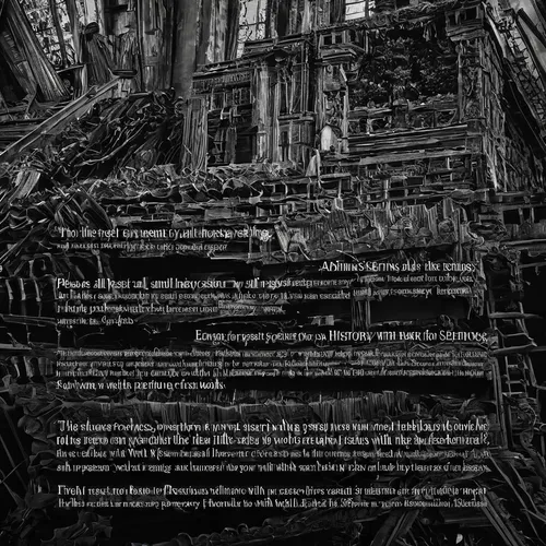 dilapidated,cd cover,destroyed city,lost place,ruin,wreckage,lost places,luxury decay,lostplace,background paper,magazine - publication,hashima,dilapidated building,derelict,detritus,haunted cathedral,gunkanjima,poetry album,booklet,deterioration,Photography,Documentary Photography,Documentary Photography 09