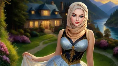 fairy tale character,jaina,celtic woman,belle,fantasy woman,princess anna