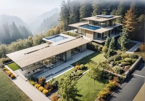 modern house,house in the mountains,forest house,house in mountains,luxury property,dunes house,Photography,General,Realistic