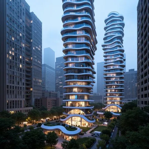 kimmelman,residential tower,taikoo,chengdu,futuristic architecture,escala,guangzhou,condos,bjarke,songdo,huzhou,urban towers,chongqing,penthouses,tishman,chengyi,condominia,interlace,hangzhou,xujiahui