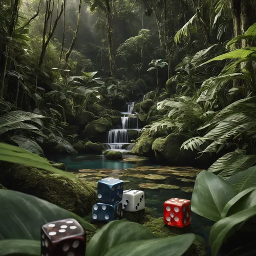 rain forest,rainforest,fantasy picture,jungle,tropical jungle,world digital painting,game dice,dice for games,column of dice,dice game,fantasy landscape,3d fantasy,fantasy art,games dice,aaa,cartoon video game background,dice cup,the dice are fallen,dice poker,streams,Photography,Fashion Photography,Fashion Photography 15