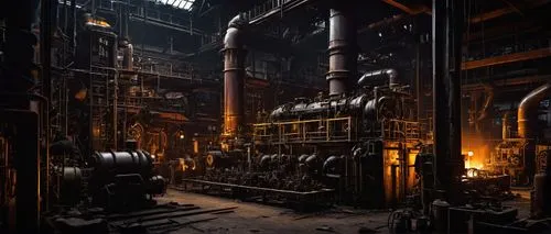 metallurgy,steel mill,industrial landscape,heavy water factory,industrial plant,industrial,industrial ruin,distillation,engine room,refinery,combined heat and power plant,the boiler room,machinery,furnace,steelworker,foundry,industries,steam power,industry,factories,Illustration,Vector,Vector 03