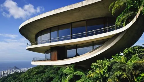 niteroi,cantilevered,penthouses,malaparte,modern architecture,futuristic architecture,escala,niemeyer,tropical house,observation deck,dunes house,the observation deck,cantilevers,interlace,arhitecture,edificio,luxury property,oceanfront,fresnaye,cantilever,Art,Artistic Painting,Artistic Painting 05