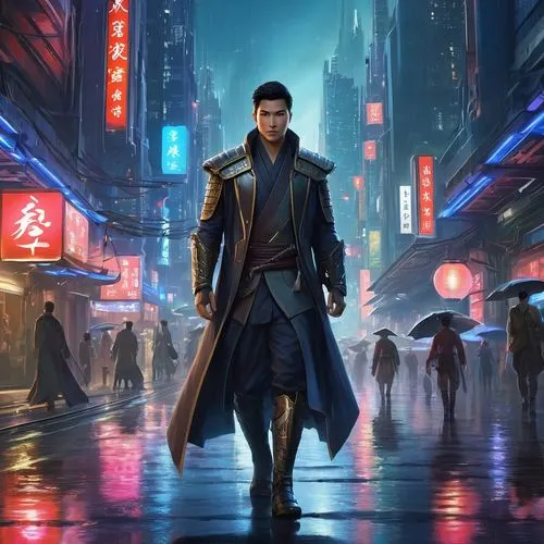 kaidan,jiangdong,yuliang,rongfeng,kowloon,kinkade,Illustration,Realistic Fantasy,Realistic Fantasy 01