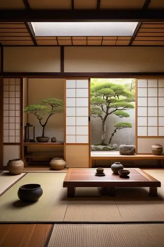 japanese-style room,ryokan,tea ceremony,ryokans,tatami,dojo,japanese zen garden,zen garden,chanoyu,teahouses,japanese art,teahouse,heian,shoin,zen stones,the japanese tree,tea zen,japanese garden ornament,shintoism,japanese background,Illustration,Abstract Fantasy,Abstract Fantasy 12