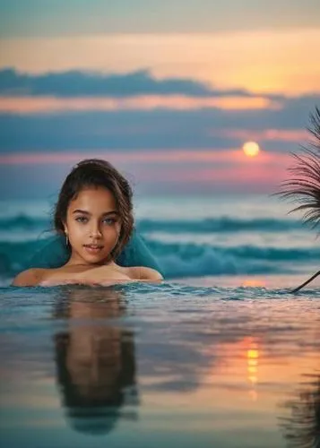 photoshoot with water,photoshop manipulation,polynesian girl,loving couple sunrise,thalassotherapy,fire and water