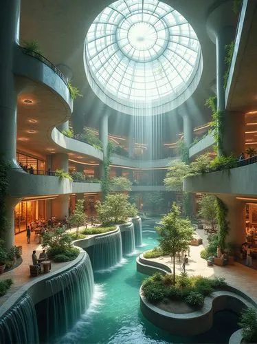 atriums,intercontinental,therme,atrium,largest hotel in dubai,oakbrook