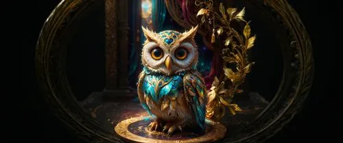 totem,qabalah,alethiometer,doorkeeper,patung garuda,owl background