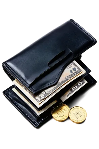 Stacked money bills, Japanese yen, crumpled, scattered, gold coin on top, leather wallet, worn edges, shiny surface, shallow depth of field, warm lighting, 3/4 composition, realistic texture.,wallet,w