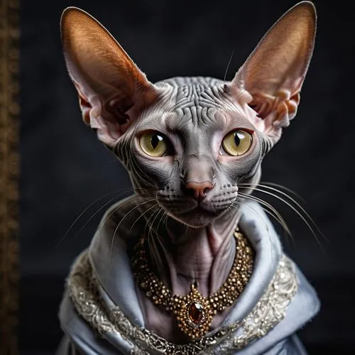 sphynx,hrh,xerxes,regal,archduchess,emperatriz,raja,catino,cat portrait,cathala,bastet,noblewoman,bubastis,kittani,purgatoire,drusilla,maharani,pharaoh,felino,nobility,Photography,General,Natural