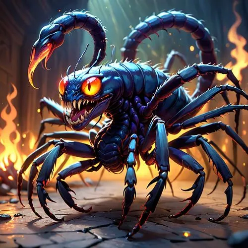 calambro,blackarachnia,acindar,zoth,black crab,cychrus,Anime,Anime,Cartoon