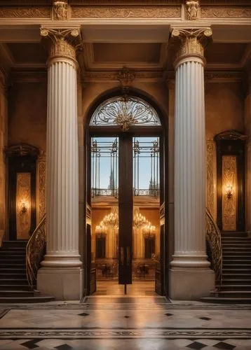 foyer,entrance hall,enfilade,entranceway,hallway,columns,lobby,europe palace,konzerthaus berlin,cochere,pillars,riksdag,entrances,concertgebouw,entryway,teylers,corridor,portico,main door,kempinski,Photography,General,Fantasy