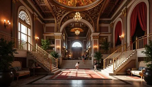 entrance hall,hallway,royal interior,hermitage,sapienza,foyer,corridor,residenz,mikhailovsky,certosa,certosa di pavia,entranceway,mirogoj,peterhof palace,europe palace,enfilade,cliveden,kunsthistorisches museum,venetian hotel,cochere