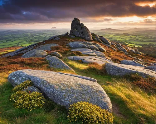 Haytor Rocks, Ilsington, Dartmoor National Park, Devon, England, United Kingdom, Europe - 1267-443,peak district,yorkshire,derbyshire,three peaks,north yorkshire moors,lake district,mountain stone edg