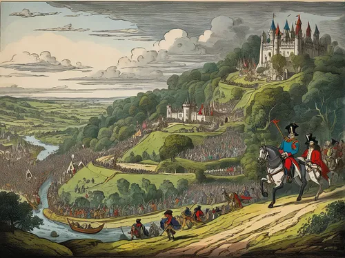 citadelle,hohenzollern,hohenzollern castle,puy du fou,sigmaringen,cochem castle,encarte,dunrobin,the arrival of the,amboise,waldeck castle,gullivers travels,bach knights castle,middle ages,würzburg,cochem,münsterland,royal castle of amboise,robert duncanson,the middle ages,Art,Classical Oil Painting,Classical Oil Painting 39