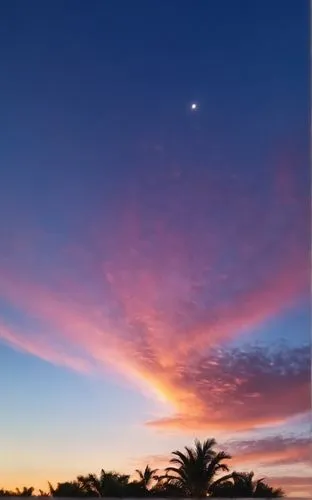 easter sunrise,evening sky,crescent moon,amanecer,vilamoura,crepuscule,Photography,General,Natural