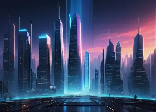 futuristic landscape,cybercity,coruscant,cybertown,metropolis,cyberport,cityscape,fantasy city,cyberworld,megacorporation,scifi,city skyline,cyberia,coruscating,futuristic,sci - fi,megacorporations,futuregen,polara,cybertron,Art,Artistic Painting,Artistic Painting 02