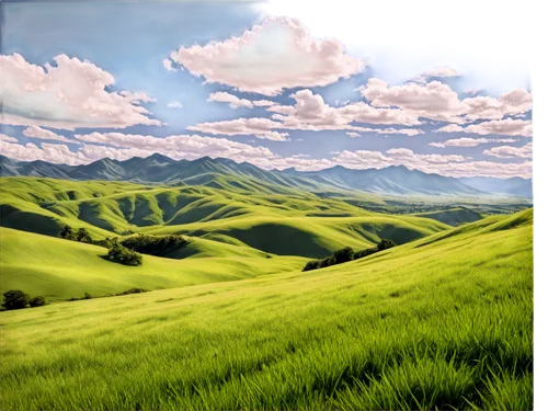 landscape background,rolling hills,grasslands,green landscape,green fields,3d background,grassland,panoramic landscape,nature background,virtual landscape,windows wallpaper,background view nature,cartoon video game background,mountainous landscape,hills,salt meadow landscape,high landscape,grassfields,meadow landscape,green valley,Illustration,Japanese style,Japanese Style 15