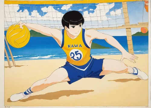 beach volleyball,beach basketball,beach sports,volleyball player,basketball player,beach soccer,volleyball,ishigaki,beach defence,handball player,tokyo summer olympics,sports collectible,footvolley,italian poster,torball,volley,volleyball team,playing sports,sports,beach handball,Illustration,Retro,Retro 26