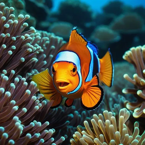 anemonefish,anemone fish,clownfish,clown fish,nemo,amphiprion,coral reef fish,triggerfish-clown,foxface fish,sea animals,sea life underwater,butterflyfish,coral fish,underwater fish,coral guardian,marine fish,marine diversity,beautiful fish,lemon butterflyfish,sea animal,Conceptual Art,Sci-Fi,Sci-Fi 16