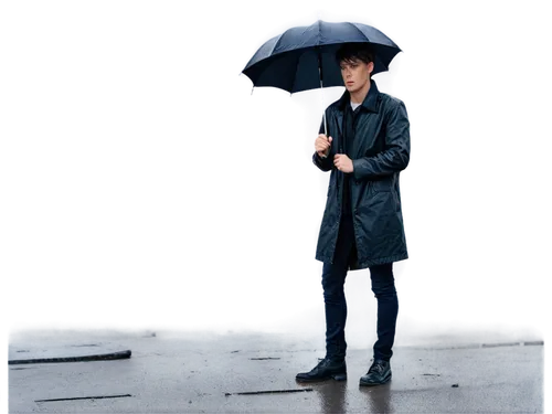 man with umbrella,brolly,weiliang,asian umbrella,donghae,umbrella,yukihiro,akanishi,shinpei,toshiya,yongchun,leehom,umbrellas,yoochun,raincoat,yuchun,hyeonjong,peacoat,raindops,takuya,Illustration,Black and White,Black and White 24