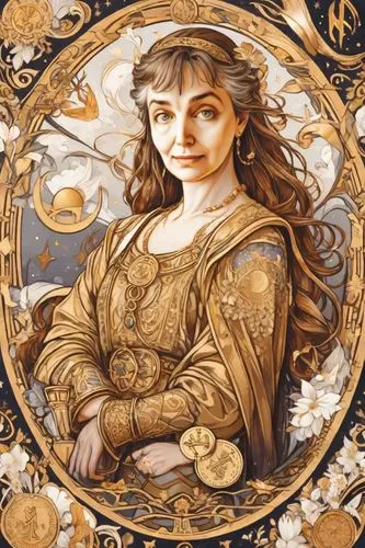 margaery,margairaz,frigga,joan of arc,guinevere,cersei,catelyn,oerth,aslaug,caramon,lucrezia,theodora,drusilla,ariadne,demelza,mervat,lysa,morgause,noblewoman,iconographer,Digital Art,Sticker