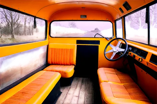 school bus,abandoned bus,schoolbus,schoolbuses,the vehicle interior,autobus,driver's cab,passenger car,school buses,empty interior,camper van isolated,vintage vehicle,bus from 1903,retro vehicle,motorbus,yellow taxi,restored camper,busload,car interior,rambler,Photography,Documentary Photography,Documentary Photography 10