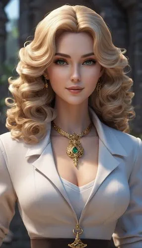 edea,headmistress,elona,margairaz,gothel,galadriel,Unique,3D,3D Character