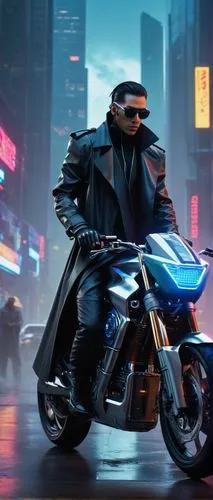 blade,blue motorcycle,morpheus,wesker,markus,black motorcycle,motorbike,dhoom,kaidan,bladerunner,motorcycle,cyberpunk,renegade,a motorcycle police officer,ronin,nightwing,shanmuganathan,biker,crackdown,terminator,Conceptual Art,Sci-Fi,Sci-Fi 21