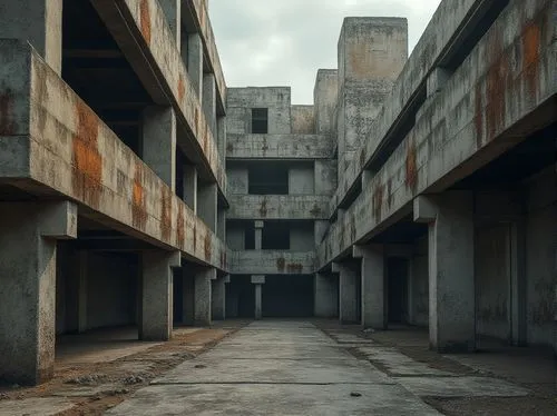 hashima,reformatory,sanatoriums,dereliction,scampia,gunkanjima,prora,kurilsk,dockyard,derelict,sanatorium,disused,salk,brutalist,asylum,majdanek,norilsk,sanitarium,concrete,portacio,Photography,General,Realistic