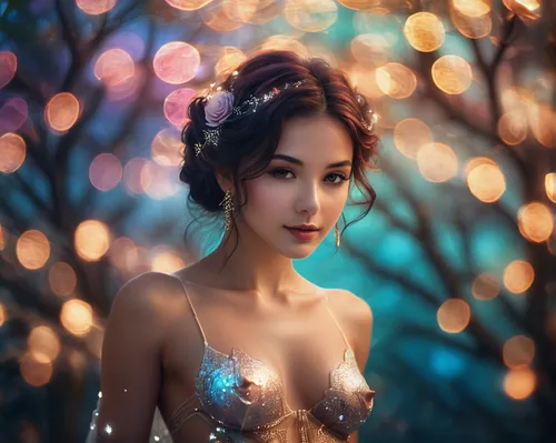 fairy lights,vietnamese woman,faerie,fairy queen,fairy,bokeh effect,romantic portrait,bokeh lights,fantasy portrait,mystical portrait of a girl,faery,flower fairy,background bokeh,bokeh hearts,enchanting,fairy forest,girl in a wreath,little girl fairy,bokeh,oriental princess,Photography,Artistic Photography,Artistic Photography 07