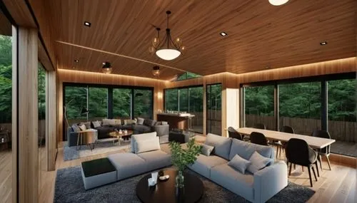 modern living room,interior modern design,3d rendering,breakfast room,living room,renderings,family room,mid century house,contemporary decor,cabin,inverted cottage,livingroom,chalet,sunroom,forest house,modern kitchen interior,modern room,modern decor,seating area,wooden beams