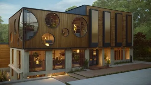 timber house,wooden house,3d rendering,modern house,wooden facade,cubic house,revit,forest house,residential house,limewood,landscape design sydney,danish house,frame house,dunes house,cube house,housebuilding,modern architecture,shiplake,prefab,render,Photography,General,Cinematic