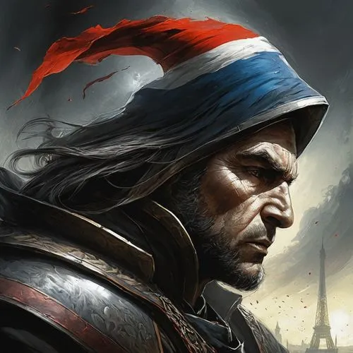 french digital background,patriot,breton,prejmer,witcher,massively multiplayer online role-playing game,vive la france,lokportrait,dwarf sundheim,heroic fantasy,conquistador,capitanamerica,normandy,napoleon bonaparte,templar,saint michel,thorin,game illustration,pour féliciter,french president,Conceptual Art,Fantasy,Fantasy 12