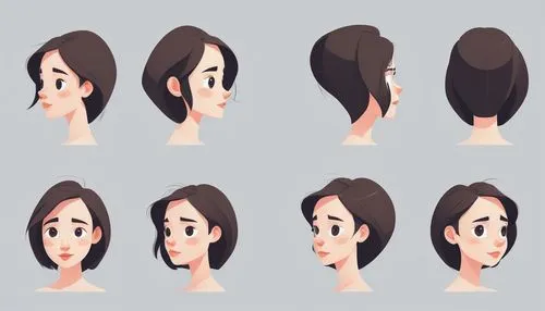 hairstyles,hair loss,layered hair,hairstyle,management of hair loss,character animation,vector images,vector graphics,hair shear,icon set,artificial hair integrations,expressions,stages,pin hair,mermaid vectors,hime cut,hairs,vector girl,asymmetric cut,facial expressions