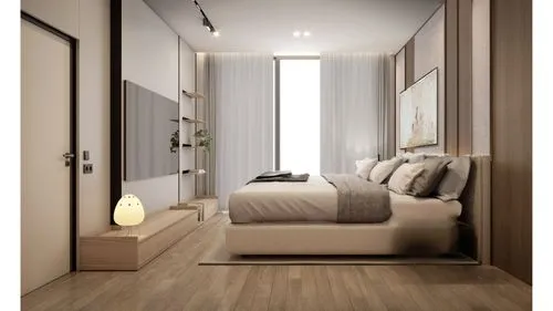 modern room,bedroom,rovere,hallway space,habitaciones,chambre,guest room,bedrooms,kamar,smartsuite,sleeping room,3d rendering,walk-in closet,inmobiliaria,guestroom,minotti,danish room,appartement,foscarini,anastassiades