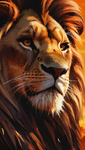 lion,panthera leo,skeezy lion,lion - feline,forest king lion,king of the jungle,to roar,lion number,african lion,roaring,roar,lion head,lioness,scar,lion white,male lion,lion father,digital painting,two lion,lion's coach,Conceptual Art,Fantasy,Fantasy 19