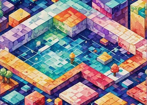 Pixel art, retro style, vibrant colors, 8-bit graphics, small pixels, low resolution, nostalgic feel, character or object, detailed textures, intricate details, grid composition, isometric view, color