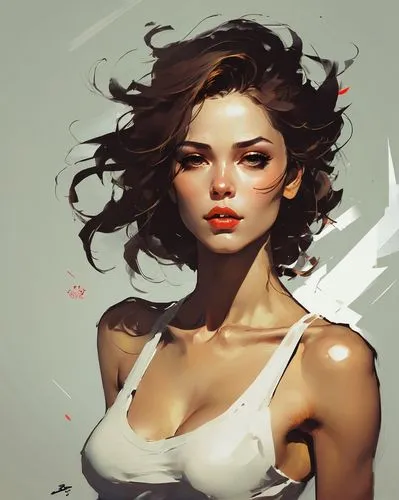 overpainting,croft,white bird,vayne,white cosmos,digital painting,krita,bocek,windblown,windswept,study,world digital painting,fiora,janna,vector girl,etty,white silk,chell,white feather,fantasy portrait,Conceptual Art,Fantasy,Fantasy 06